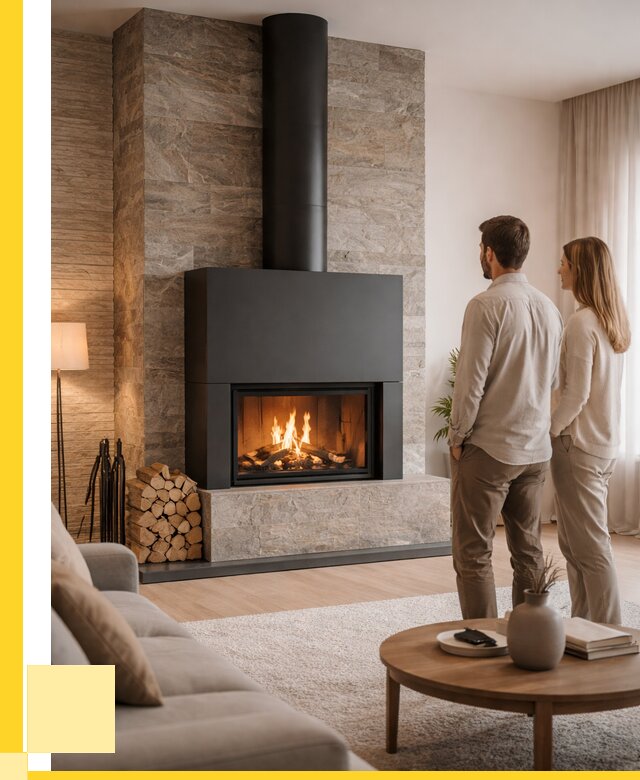 Закрытые камины под ключ в Валуйках от 127740 р., ЭриданВли