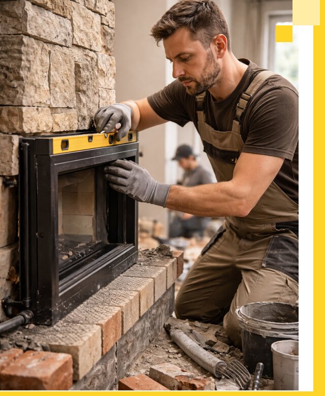 Дровяные камины под ключ в Валуйках: монтаж, обустройство