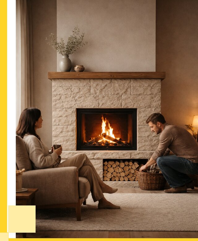 Камины для дома в Валуйках под ключ от 159675 р. | ЭриданВли