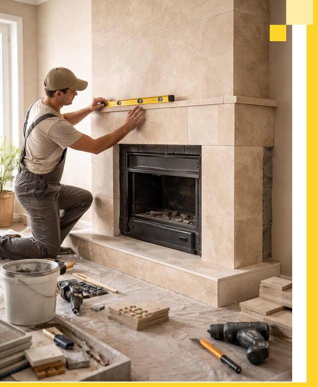 Установка и монтаж каминов в частном доме под ключ в Валуйках