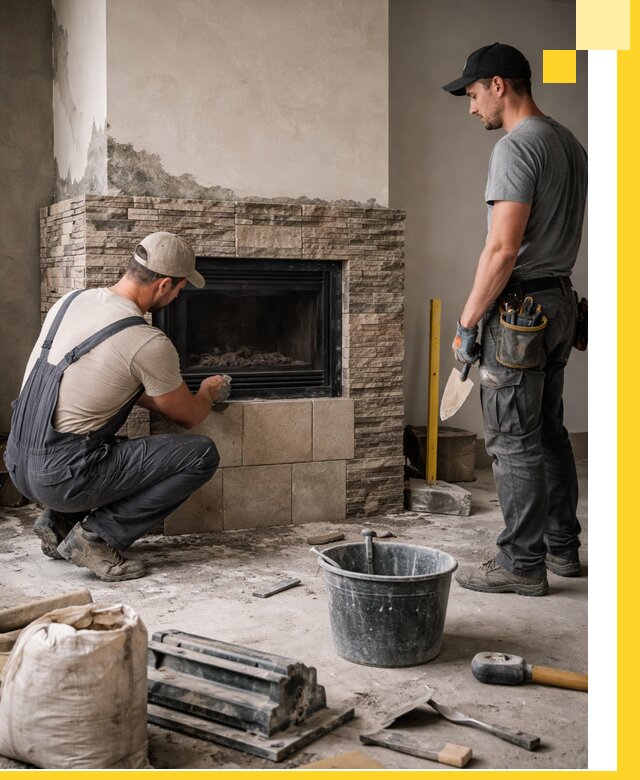 Камины под ключ в Валуйках: проект, изготовление и монтаж