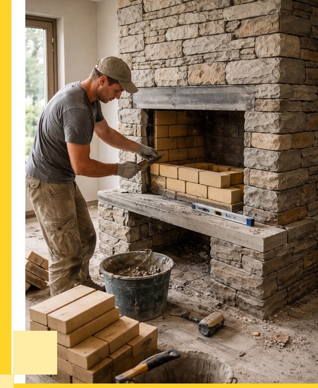 Кладка каминов и камина в Валуйках от 26613 р. ЭриданВли