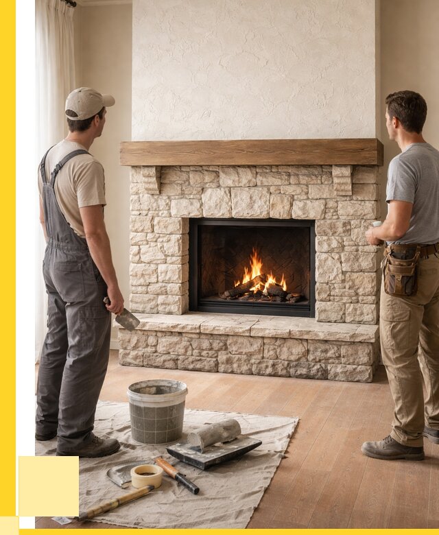 Отделка каминов в Валуйках от 6919 р. под ключ | ЭриданВли