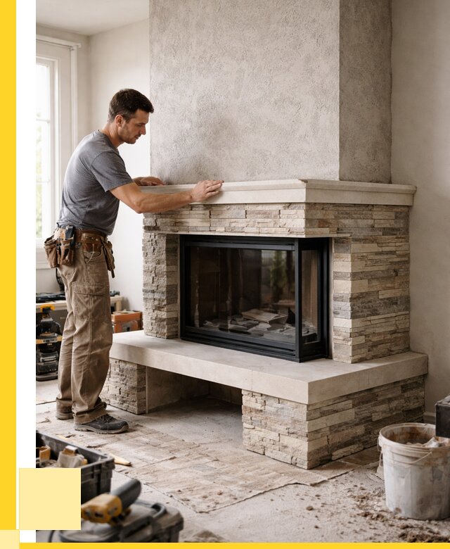 Изготовление каминов под ключ в Валуйках от 159675 р. | ЭриданВли