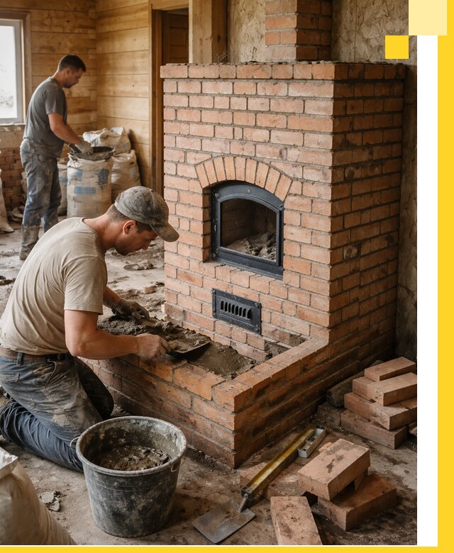 Профессиональное строительство печей в Валуйках под ключ