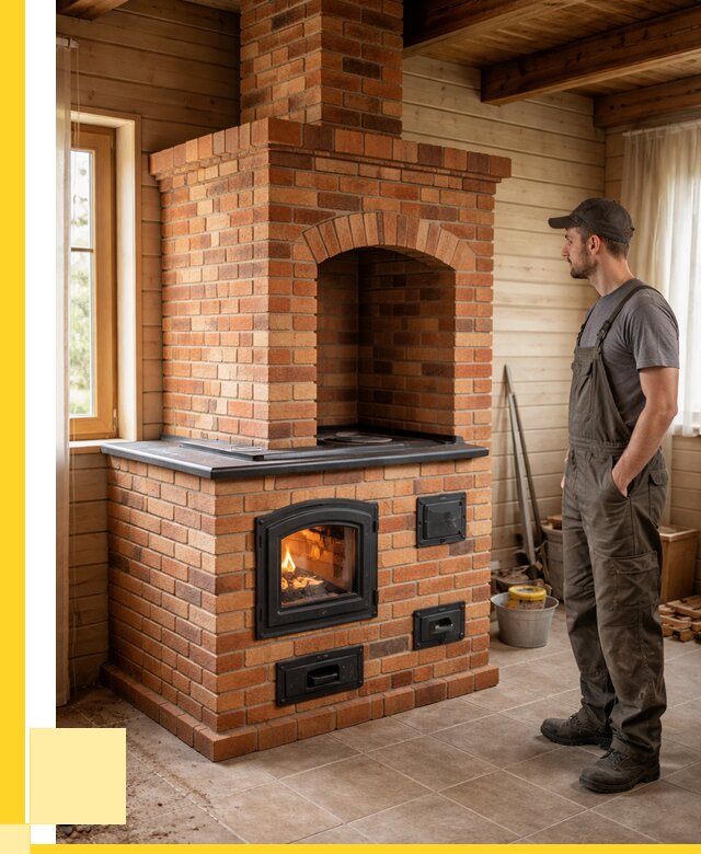 Кирпичные печи в Валуйках: купить от 159675 р. | ЭриданВли