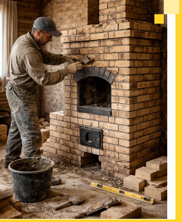 Кирпичные печи под ключ в Валуйках: проектирование и кладка