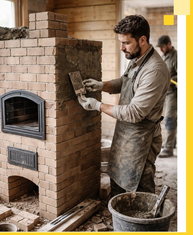 Изготовление и установка печей-шведок под ключ в Валуйках