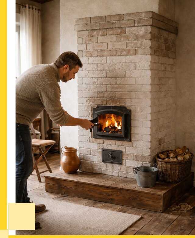 Печь голландка из кирпича в Валуйках от 90483 р. | ЭриданВли