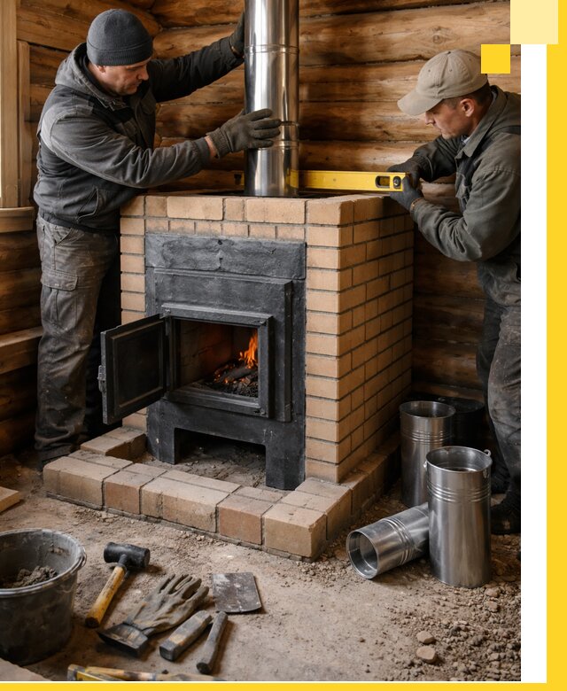 Проектирование, изготовление и установка банных печей в Валуйках