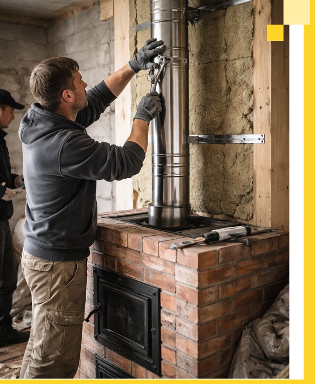 Изготовление и монтаж печей и дымоходов под ключ в Валуйках