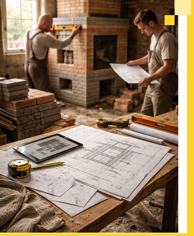 Проекты печей и каминов с индивидуальным дизайном в Валуйках