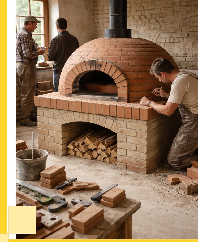 Помпейская печь дровяная для пиццы в Валуйках | ЭриданВли от 212900 р.