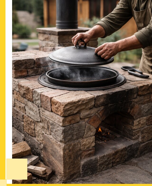 Печи для казана в Валуйках по цене от 19161 р. | ЭриданВли