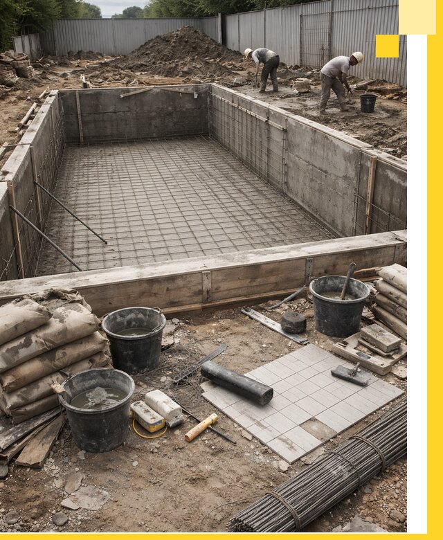 Строительство бассейнов под ключ в Валуйках, дизайн и монтаж