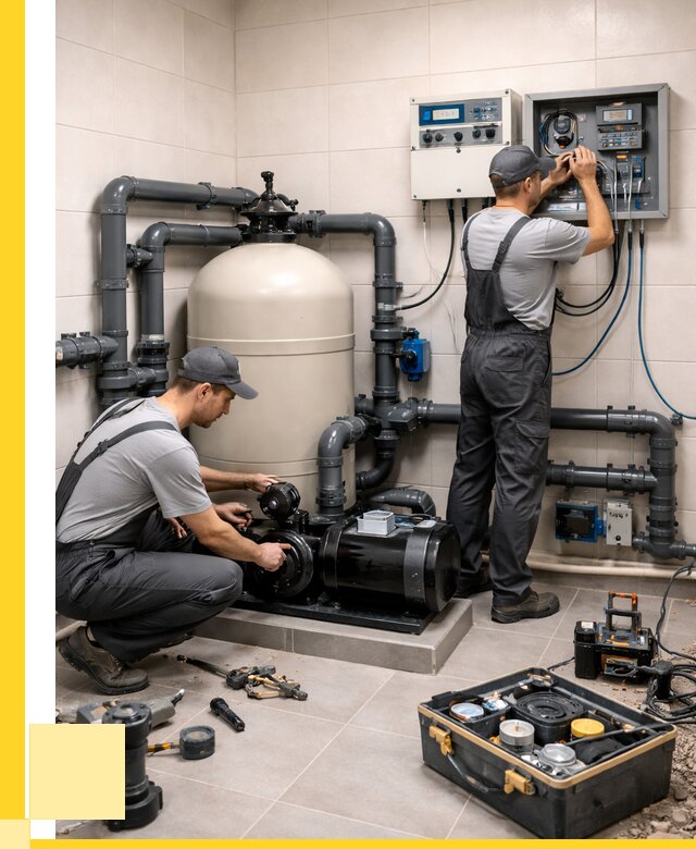 Монтаж оборудования для бассейнов в Валуйках от 42580 р. | ЭриданВли