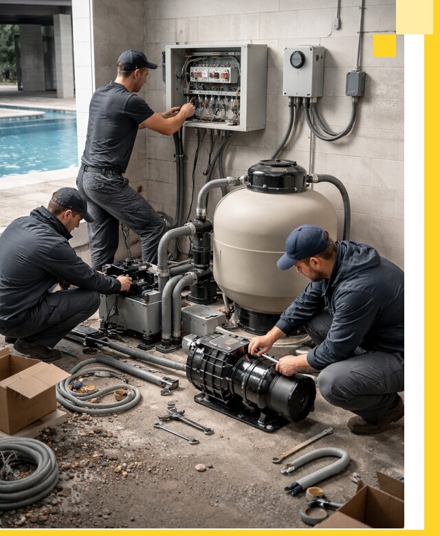 Профессиональный монтаж оборудования для бассейнов в Валуйках