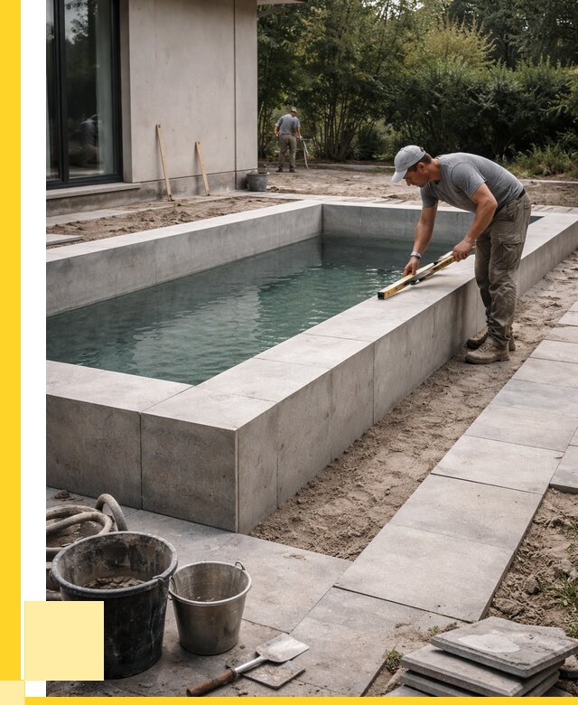 Строительство бетонного бассейна в Валуйках от 1277400 р. | ЭриданВли