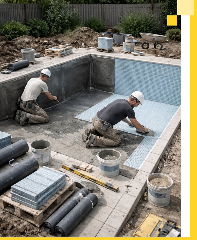 Проектирование и строительство стационарных бассейнов в Валуйках