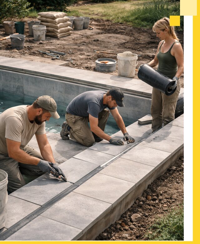 Строительство и монтаж уличных бассейнов под ключ в Валуйках