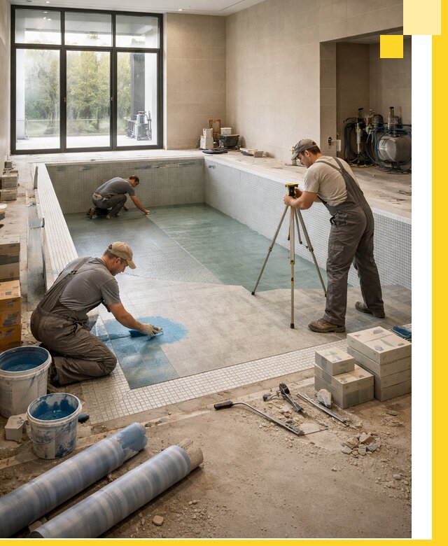 Проект и строительство закрытых бассейнов в Валуйках под ключ