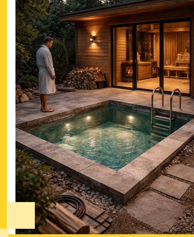 Бани с бассейном под ключ в Валуйках от 101128 р. | ЭриданВли