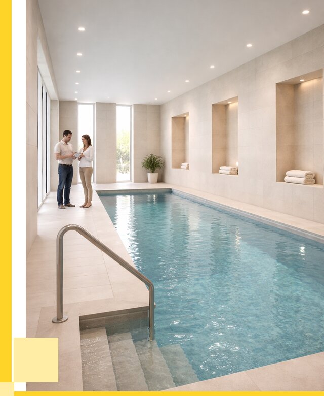 Бассейны в помещении под ключ в Валуйках от 1596750 р. | ЭриданВли