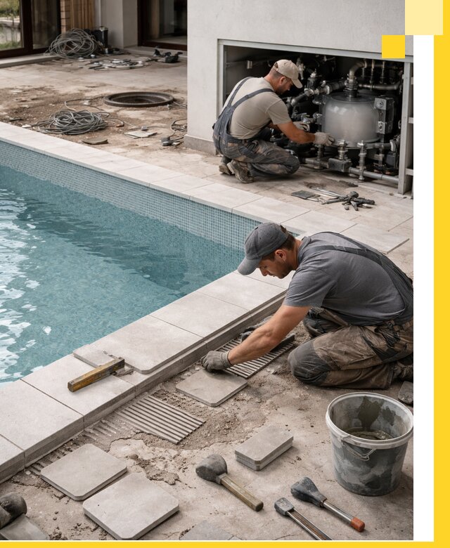 Строительство и монтаж бассейнов в коттедже в Валуйках