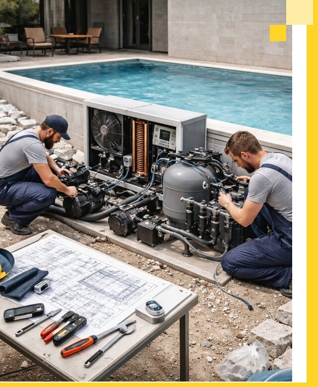 Проектирование и монтаж бассейнов с подогревом в Валуйках