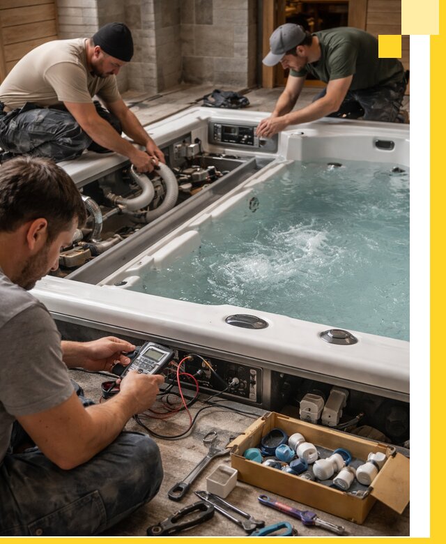 Гидромассажные бассейны под ключ в Валуйках, дизайн и монтаж