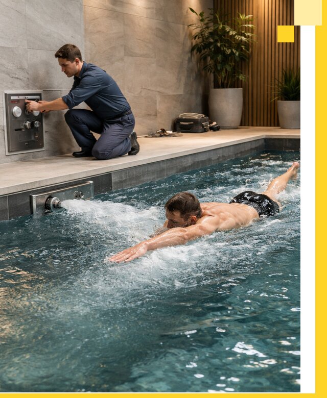 Проектирование и монтаж бассейнов с противотоком в Валуйках