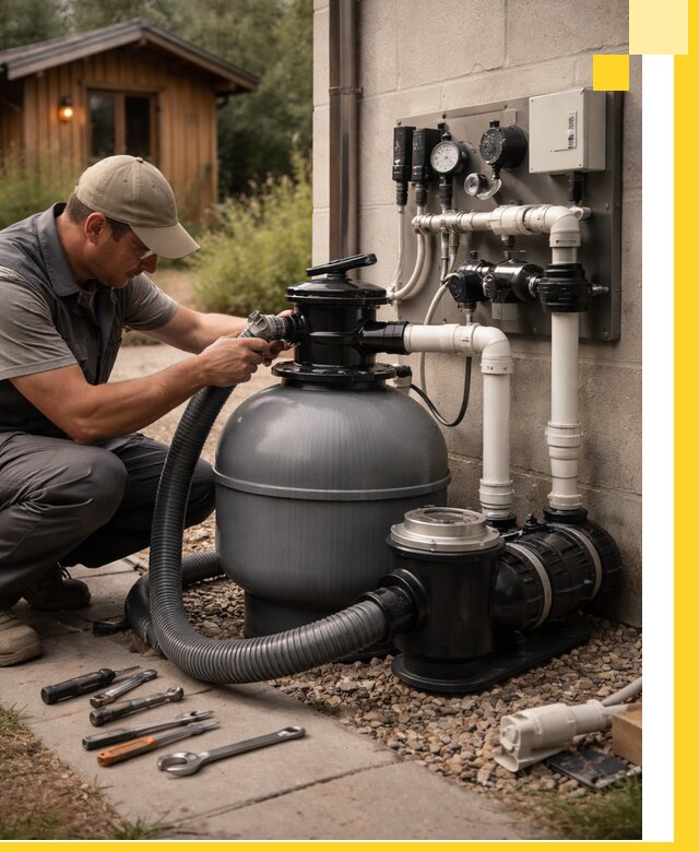 Продажа и монтаж фильтров и насосов для бассейнов в Валуйках