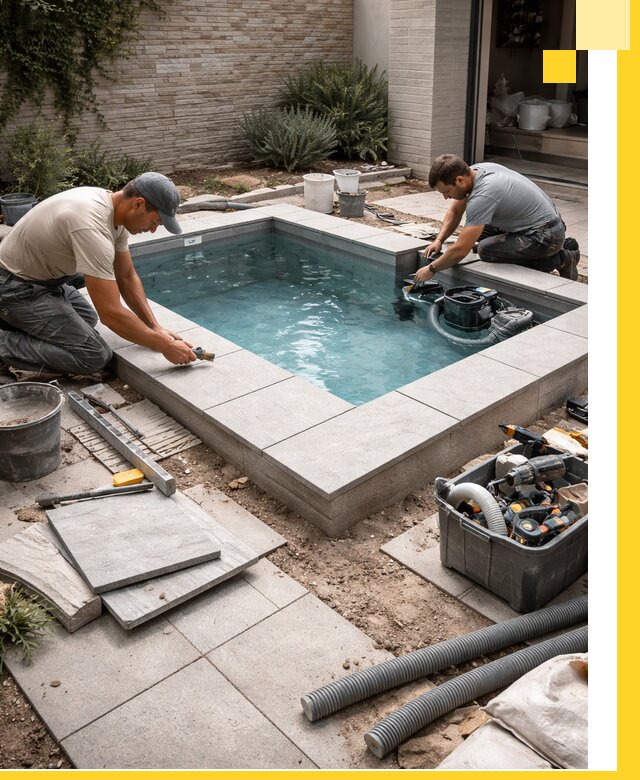 Мини бассейны под ключ в Валуйках, дизайн и установка