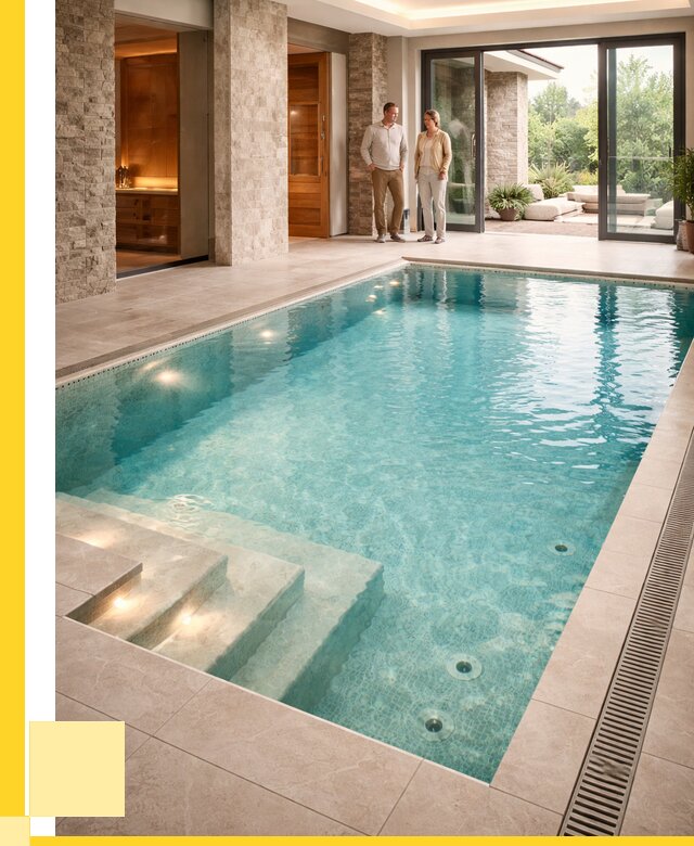 Бассейн во дворе в Валуйках: проект, отделка от 1277400 р. | ЭриданВли