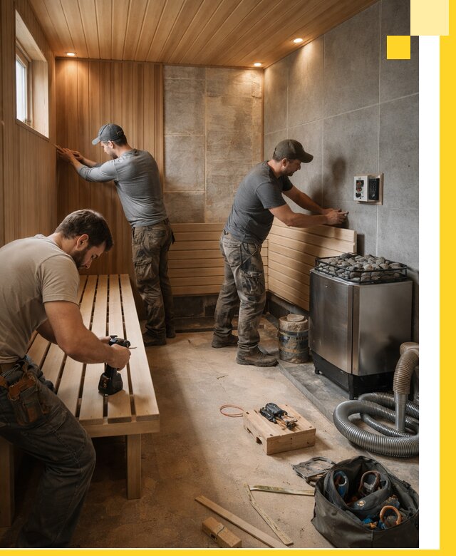 Сауны под ключ в Валуйках, проектирование, строительство, отделка