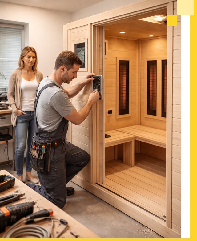 Инфракрасные сауны под ключ в Валуйках продажа и установка