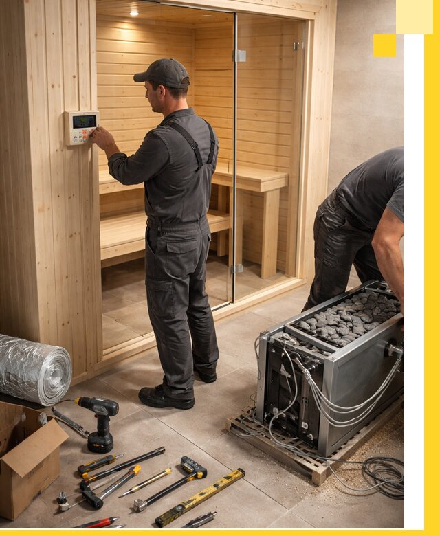 Поставка, установка и монтаж электрических саун в Валуйках