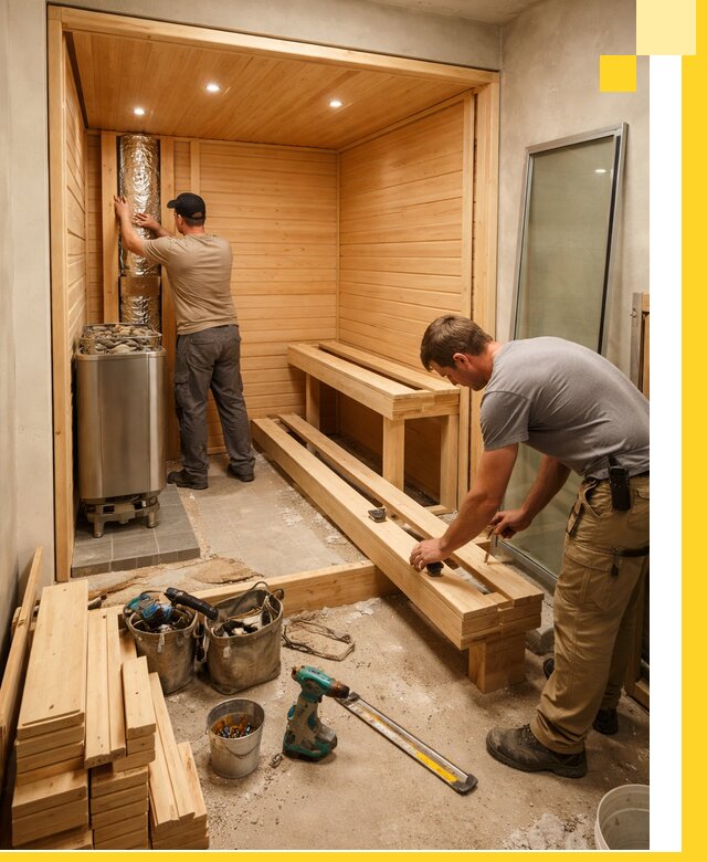 Проектирование и установка домашних саун под ключ в Валуйках