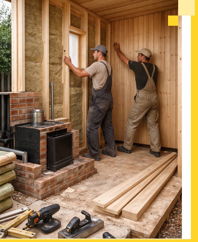 Строительство и установка дачных саун под ключ в Валуйках