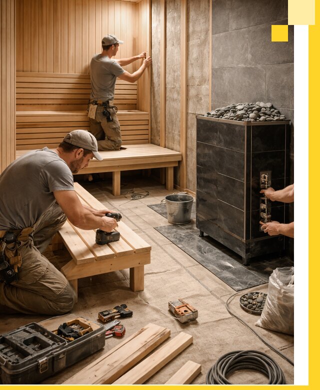 Дизайн и строительство интерьерных саун под ключ в Валуйках