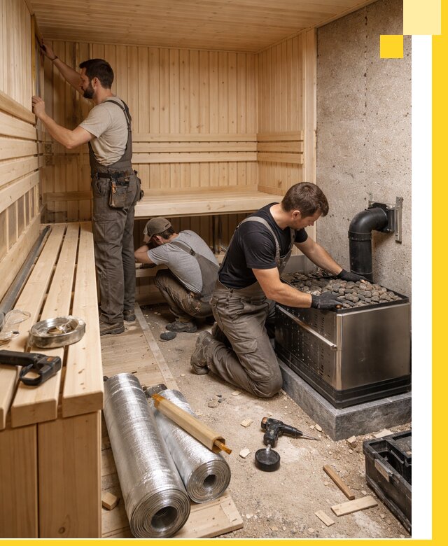 Индивидуальные сауны на заказ в Валуйках под ключ, проект и монтаж