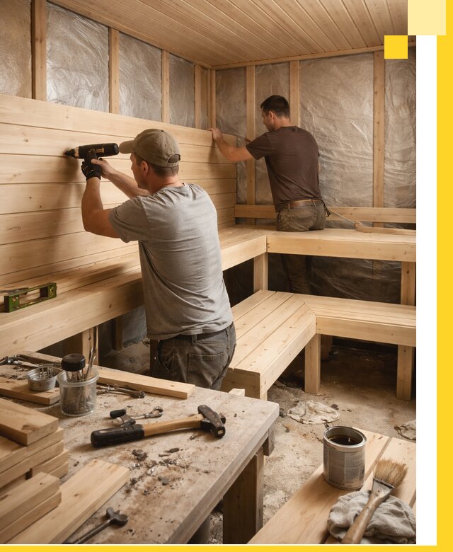 Профессиональная отделка бань и саун под ключ в Валуйках