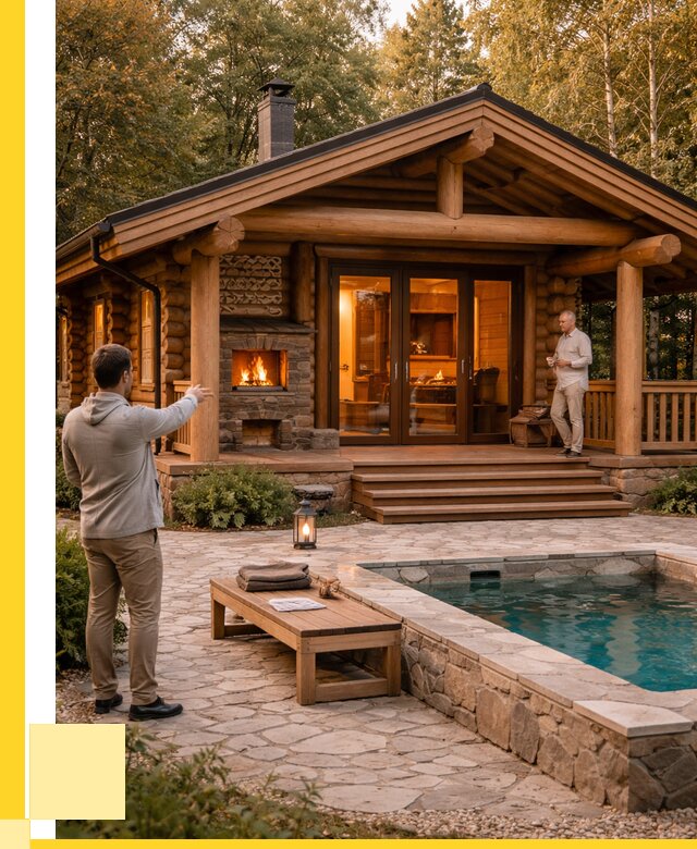 Проекты бань и хамам в Валуйках от 26613 р. | ЭриданВли