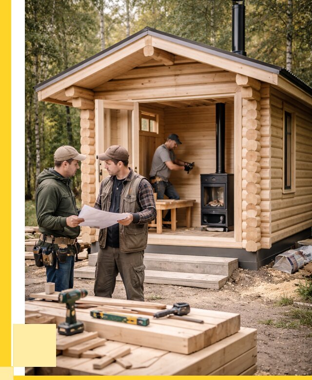 Монтаж бань под ключ в Валуйках — от 212900 р. | ЭриданВли