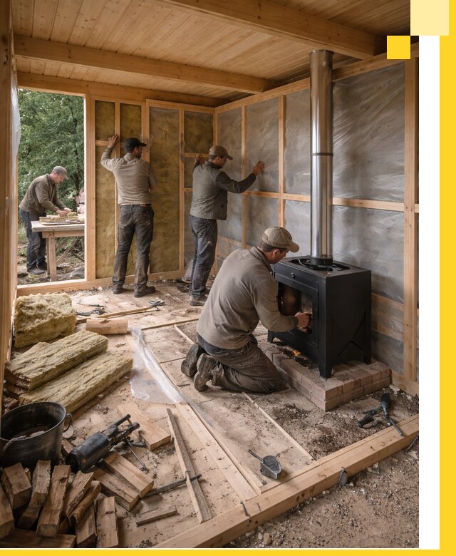 Профессиональный монтаж бань под ключ в Валуйках для дома