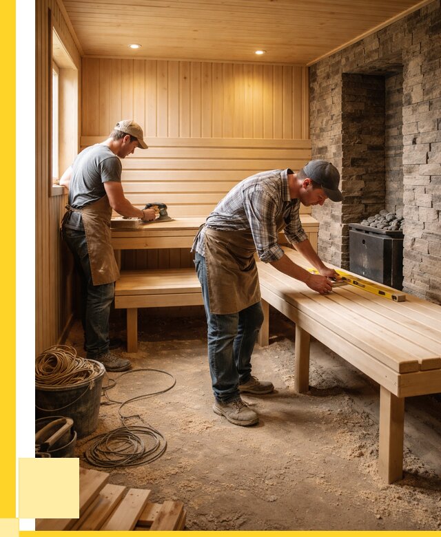 Отделка бани в Валуйках: внутренняя отделка от 3194 р. | ЭриданВли