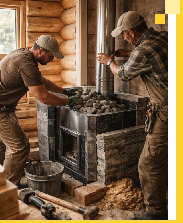 Строительство и отделка русских бань под ключ в Валуйках