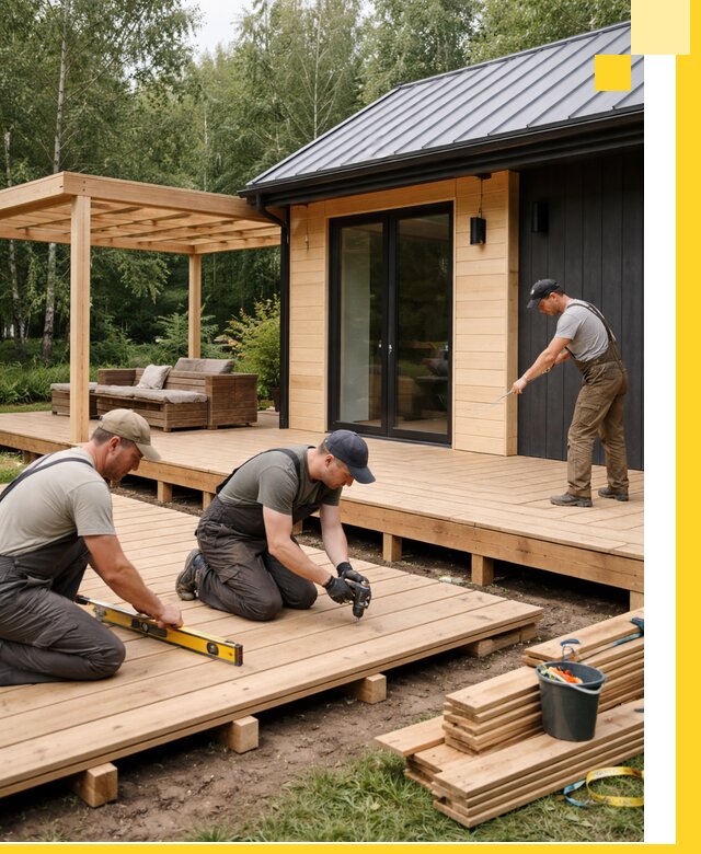 Строительство бань с террасой и бассейном под ключ в Валуйках