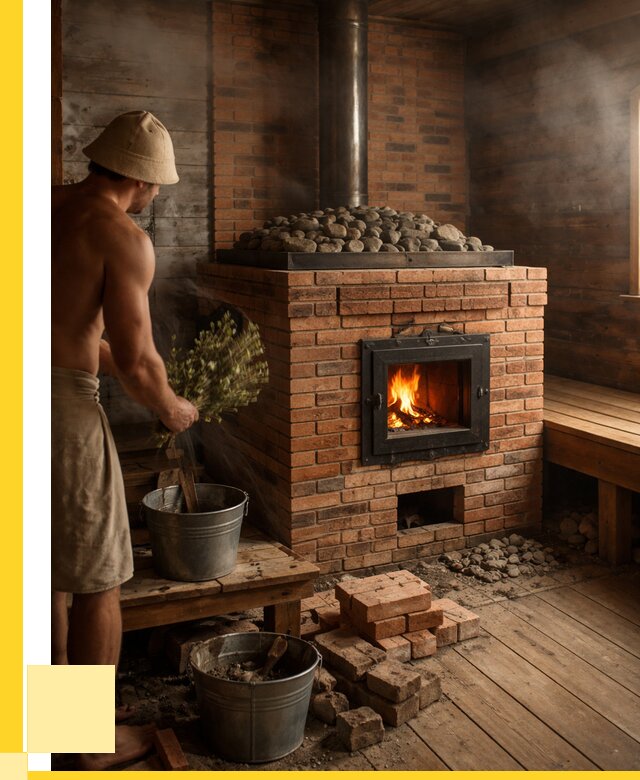 Кирпичные банные печи в Валуйках от 95805 р. | ЭриданВли