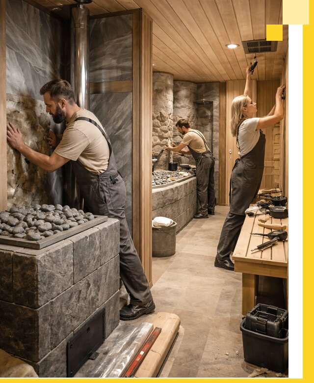 Строительство бань и SPA процедур в Валуйках под ключ и отделкой